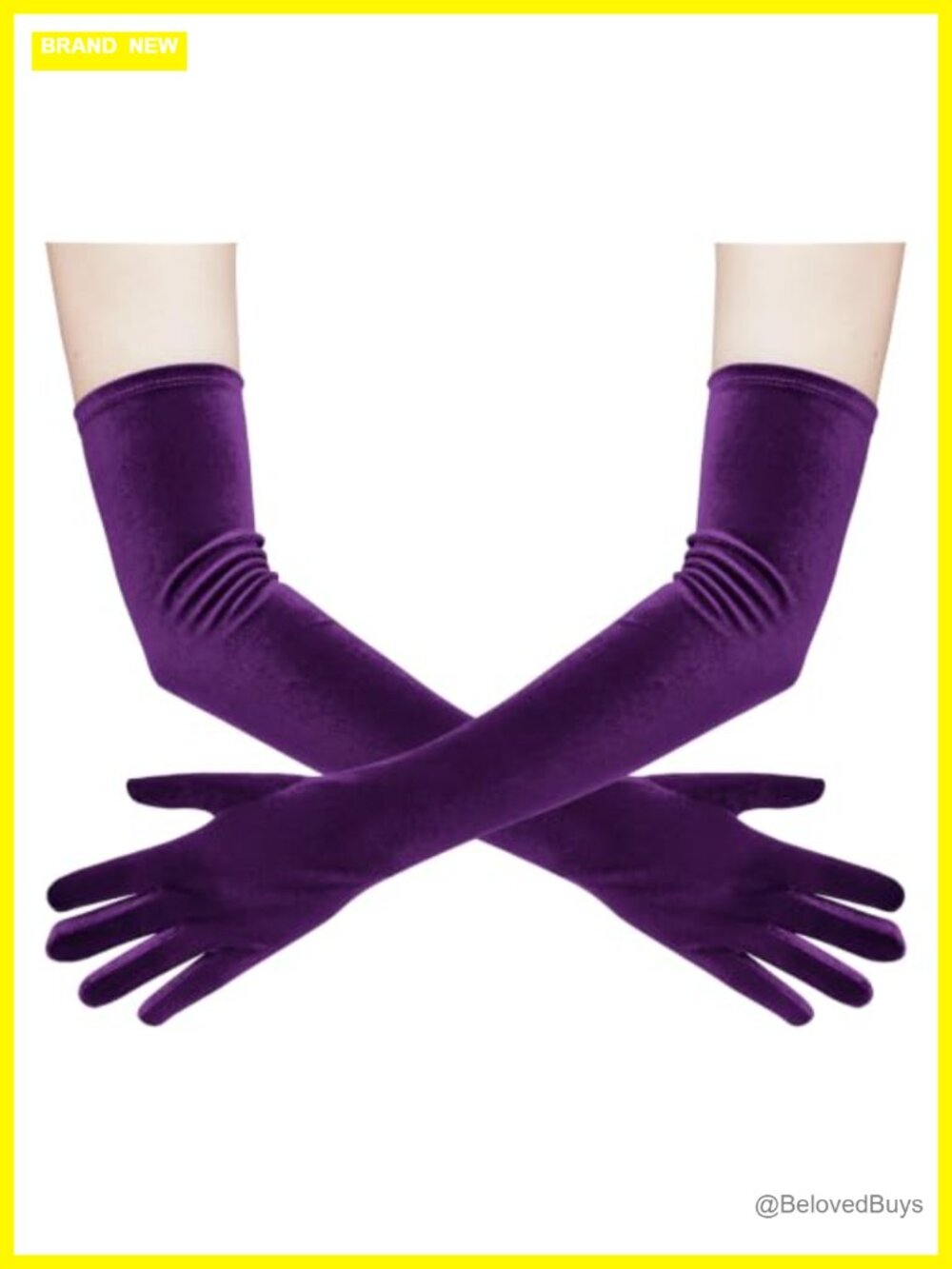 Women's Long Velvet Gloves Elbow Length Opera Costume Party